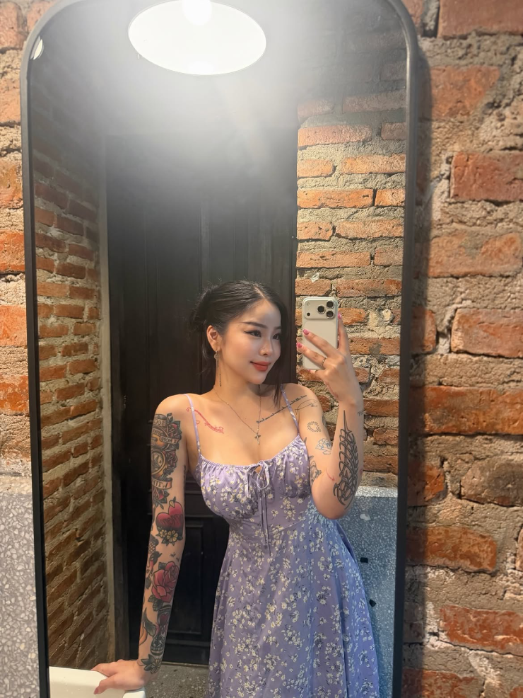 Mỹ nhân lai xăm trổ kín người vẫn đẹp nao lòng, chơi bóng rổ như siêu sao - 6