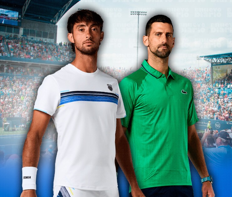 Djokovic (bên phải) trở lại, hướng tới chiến thắng đầu tiên tại Cincinnati