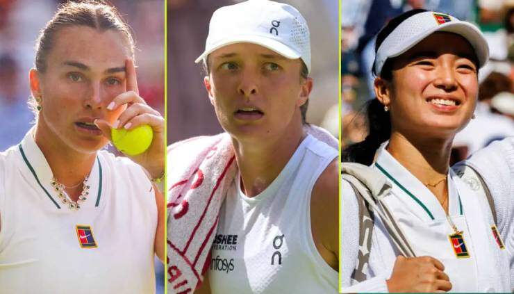 Eala (bên phải) sẽ tạo tiếng vang lớn nếu có thể vượt qua nhà vô địch Wimbledon 