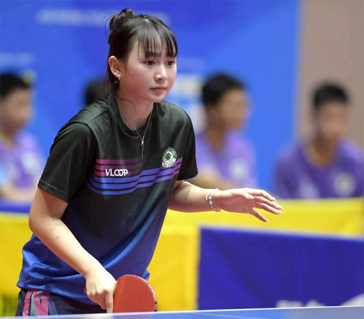 Tài năng đầy triển vọng của bóng bàn nữ nước nhà