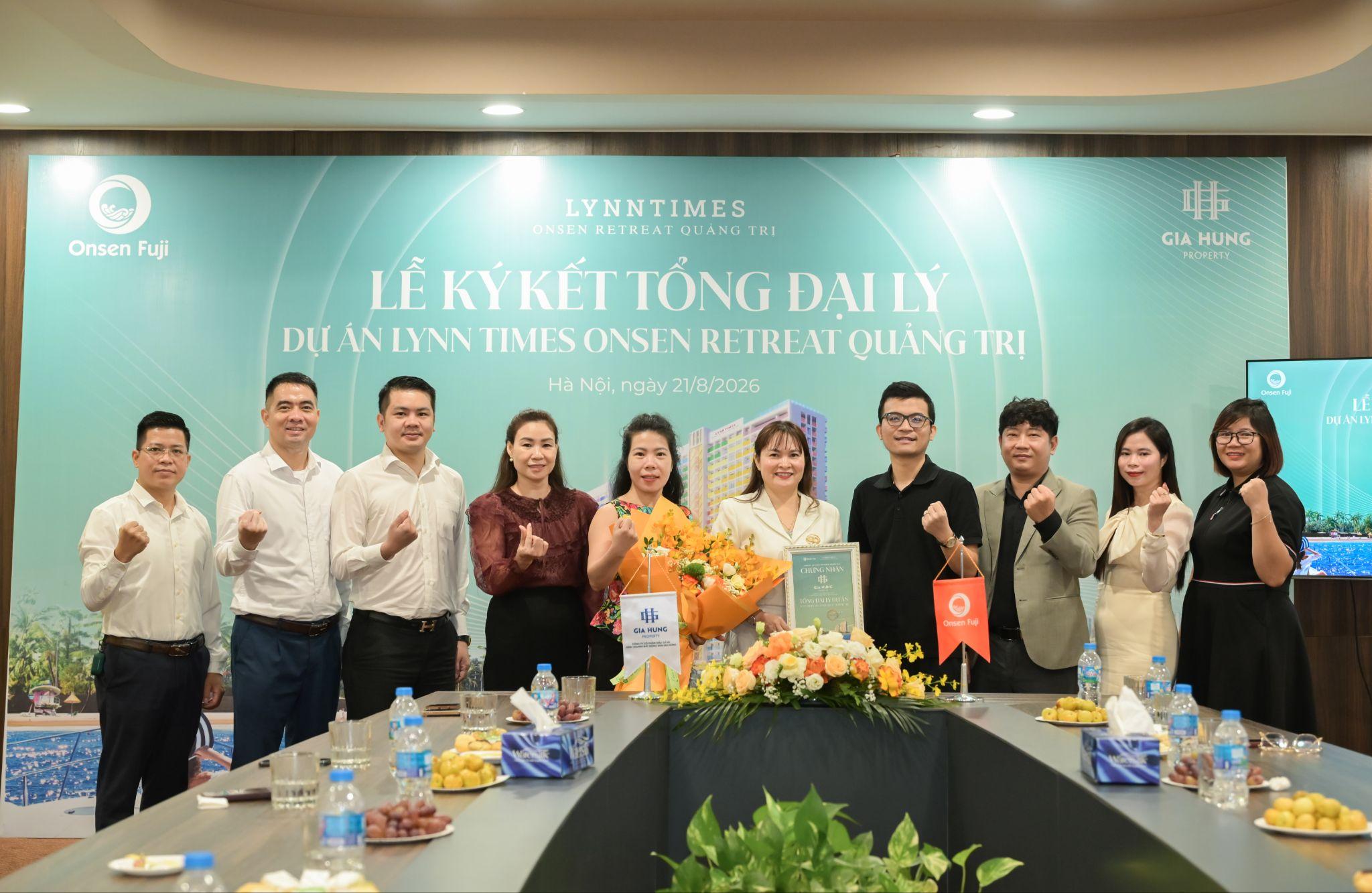 Công ty Cổ phần Đầu tư và Kinh doanh Bất động sản Gia Hưng chính thức đảm nhận vai trò tổng đại lý dự án Lynn Times Onsen Retreat Quảng Trị