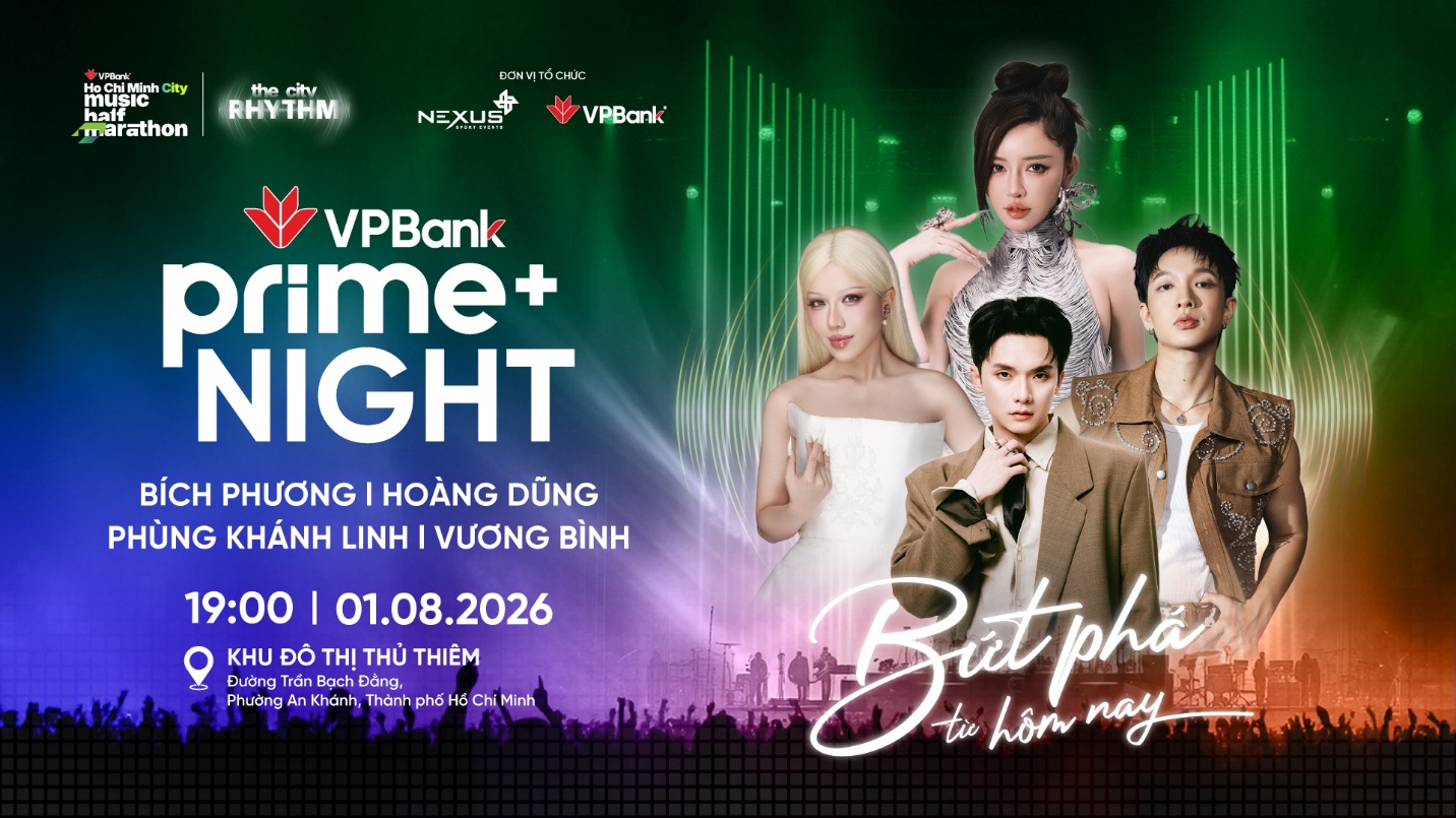 Được đầu tư quy mô, VPBank Prime's Night hứa hẹn trở thành điểm hẹn bùng nổ của hàng chục nghìn runner và khán giả