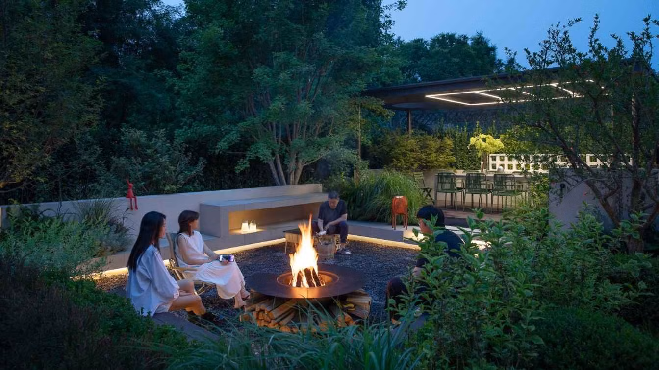 Biệt thự 400m2 ở ngoại ô "chữa lành" với vườn hoa cẩm tú cầu - 4