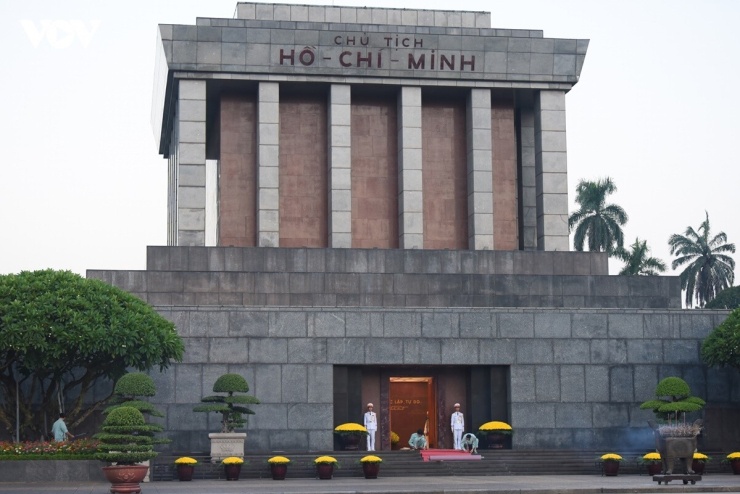 Lăng Chủ tịch Hồ Chí Minh sáng Quốc khánh 2/9/2026. 
