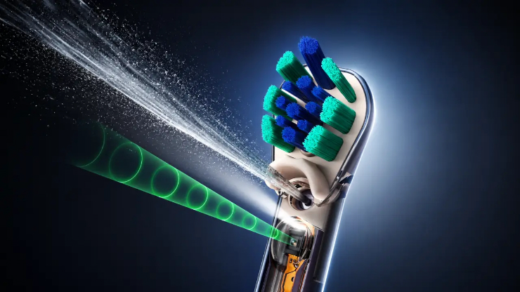 Bàn chải tích hợp AI và camera của Dyson.