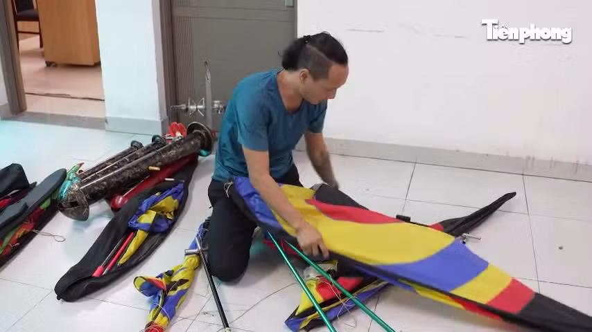 Thân Văn Tấn tại cơ quan công an.