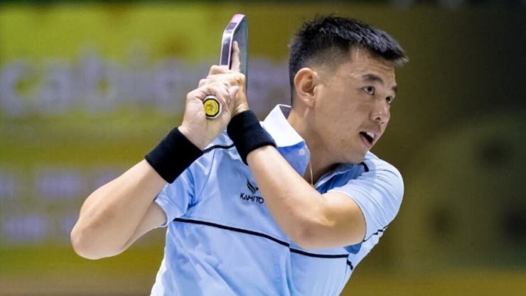 Tay vợt Lý Hoàng Nam. (Ảnh: Pickleball World Cup)
