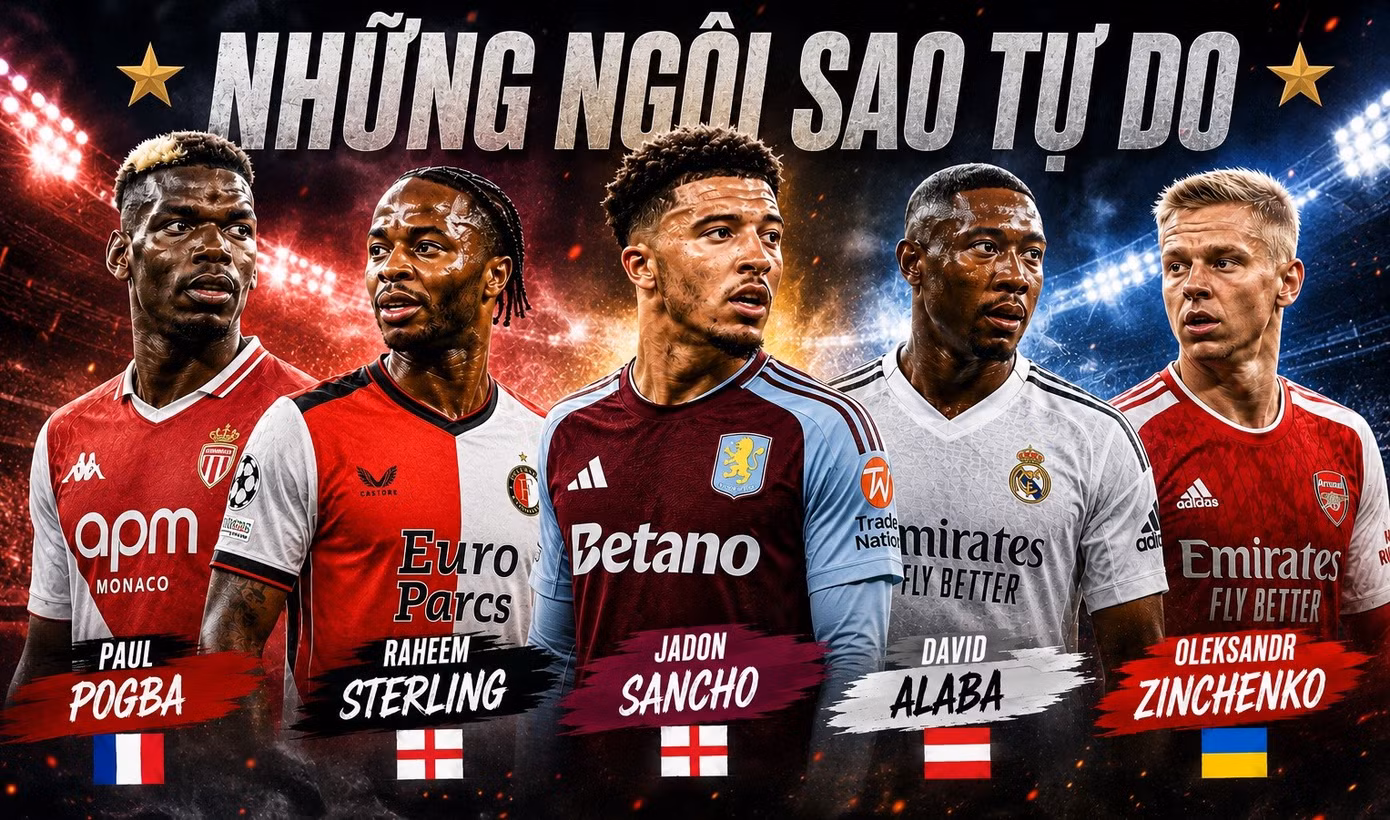 Đội hình thất nghiệp đắt giá nhất thế giới