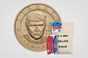 Đồng xu in hình ông Trump cháy hàng