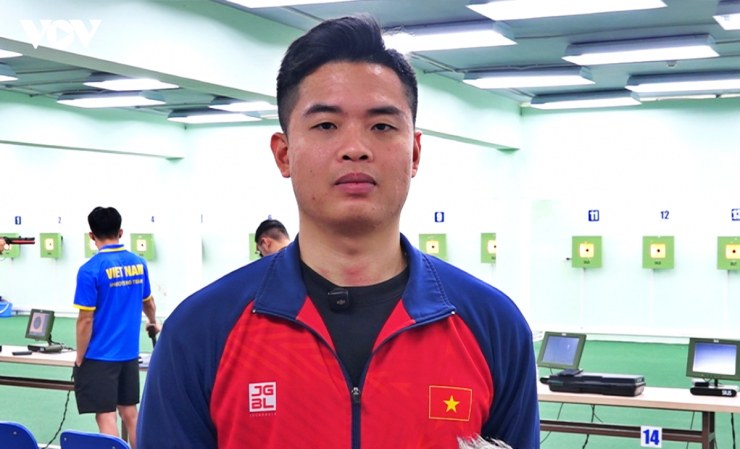 Phạm Quang Huy - VĐV bắn súng từng giành HCV ASIAD 19. Ảnh: Trần Tiến