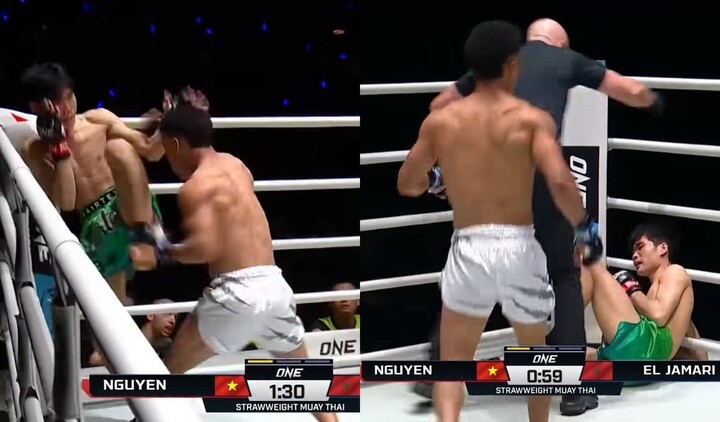 Elmehdi El Jamari 3 lần đánh ngã Ngọc Phú