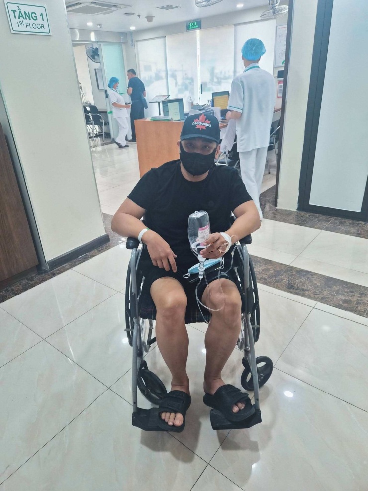 Diễn viên Minh Tiệp nhập viện vì sốt virus và cúm A. Ảnh: FBNV