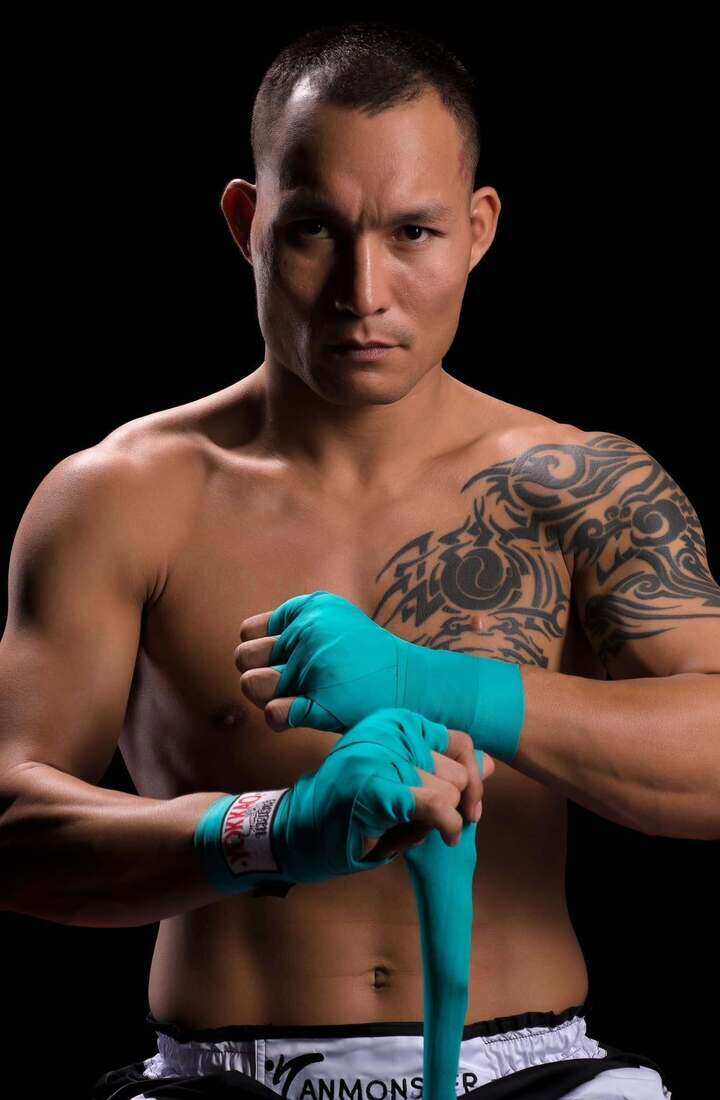 Trần Quang Lộc bén duyên với MMA nhờ việc làm cascadeur - Ảnh: FBNV