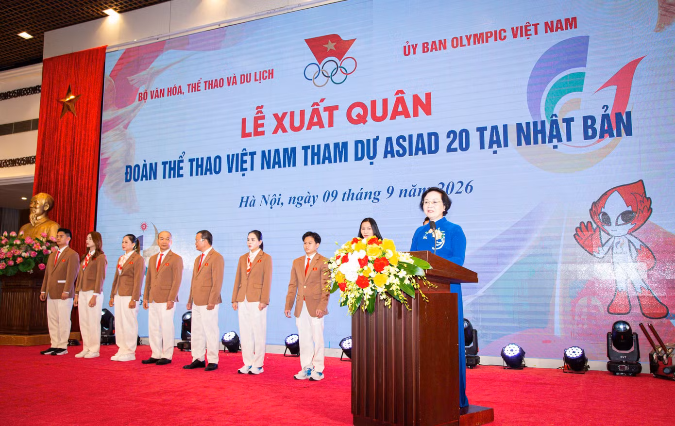 Đoàn thể thao Việt Nam xuất quân dự ASIAD 20, quyết tâm giành trên 4 HCV - 5