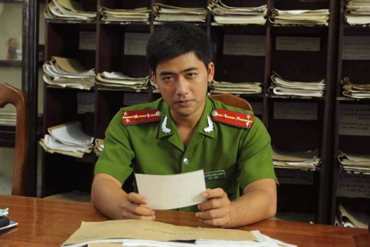 Bảo Anh là diễn viên chuyên vào vai công an của màn ảnh Việt. Ảnh: VTV