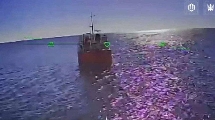 Máy bay không người lái của Ukraine đã tấn công 285 tàu chiến hạm đội bí mật của Nga trong 10 tuần. Ảnh Pravda