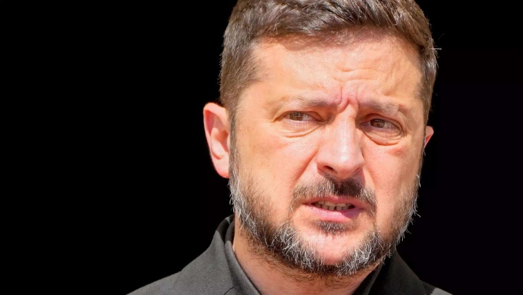 Tổng thống Ukraine Zelensky. Ảnh AP