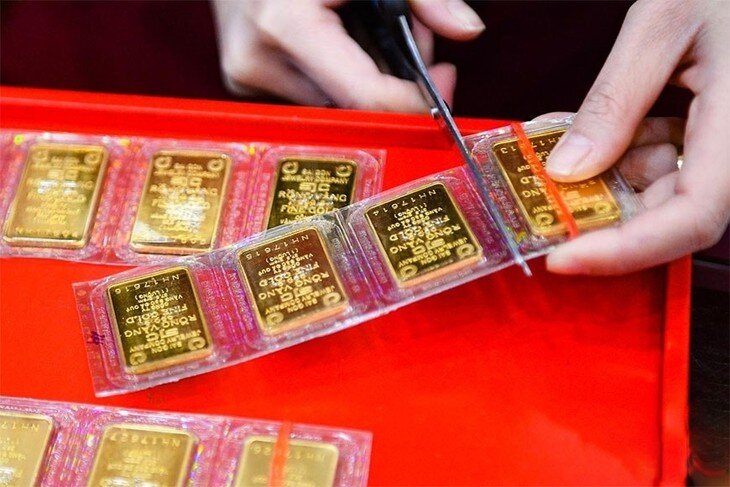 Giá vàng hôm nay, ngày 13/9, chốt tuần giảm mạnh giá vàng miếng và giá vàng nhẫn. Ảnh: VNN.