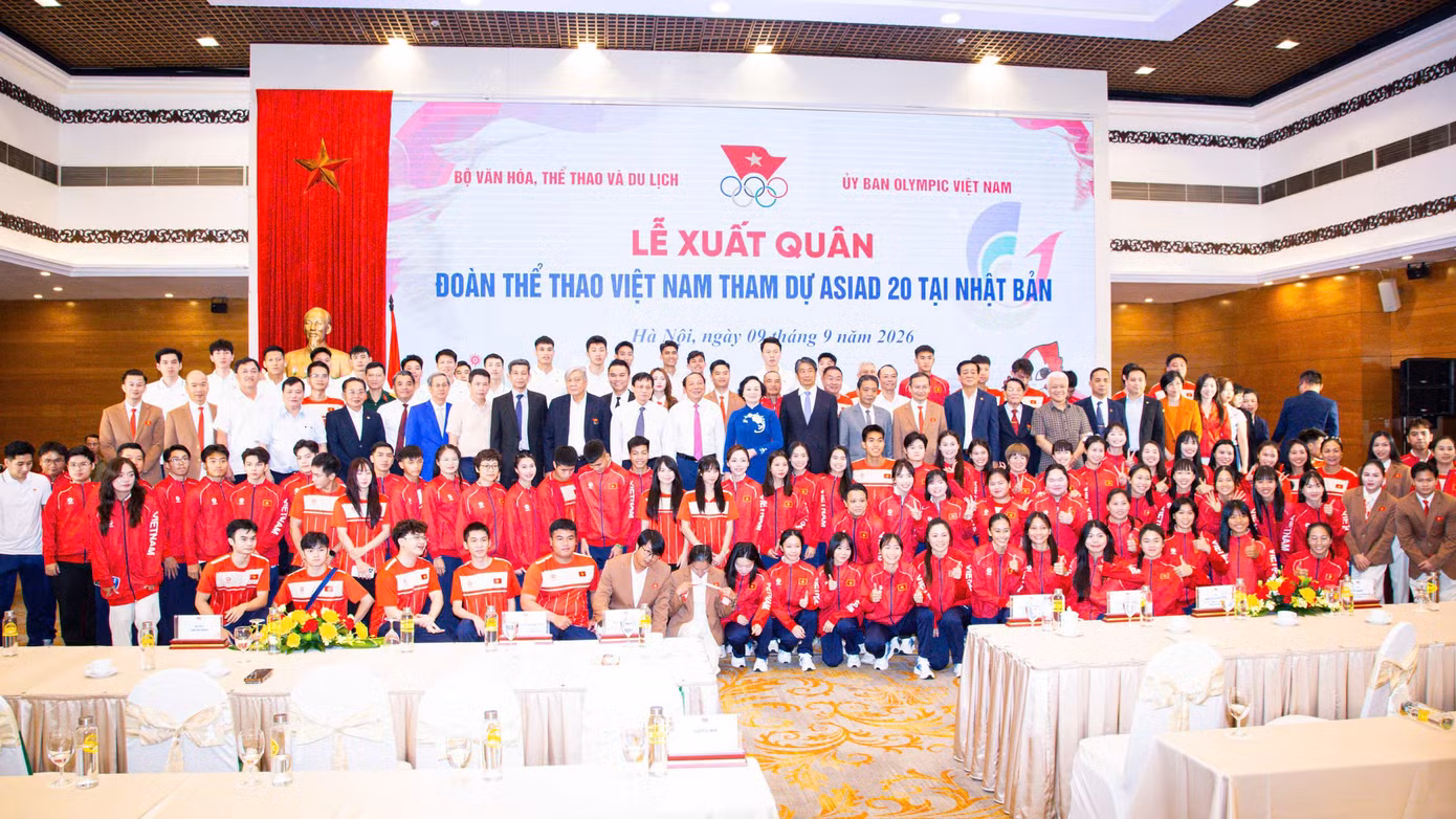 Hôm nay, đại quân Đoàn thể thao Việt Nam lên đường dự Asiad 20