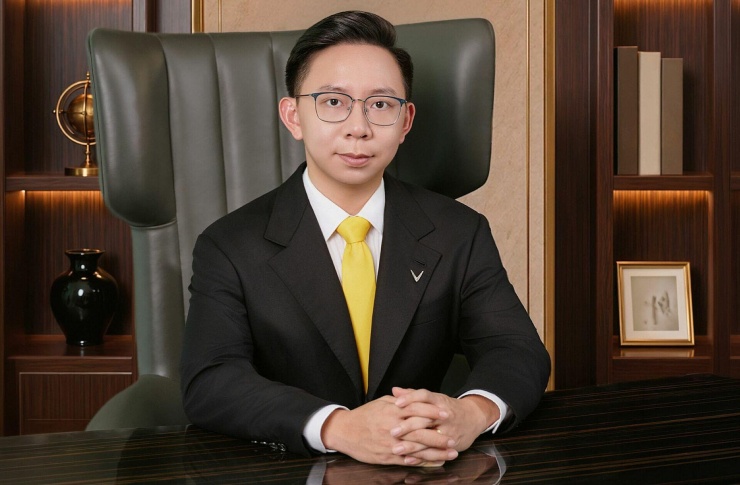 Phạm Nhật Quân Anh, 33 tuổi, được bổ nhiệm Tổng giám đốc VinFast toàn cầu, thay ông Phạm Nhật Vượng. Ảnh: VIC