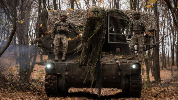 Binh sĩ Ukraine. Ảnh: NYT.