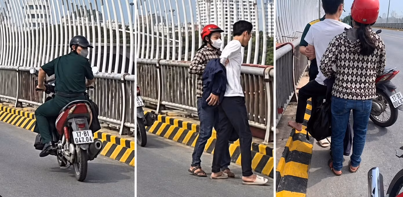 Cuộc giằng co trên cầu.