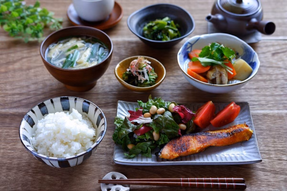 Bữa cơm thường ngày của người Nhật tại nhà. Ảnh: Japanwondertravel.