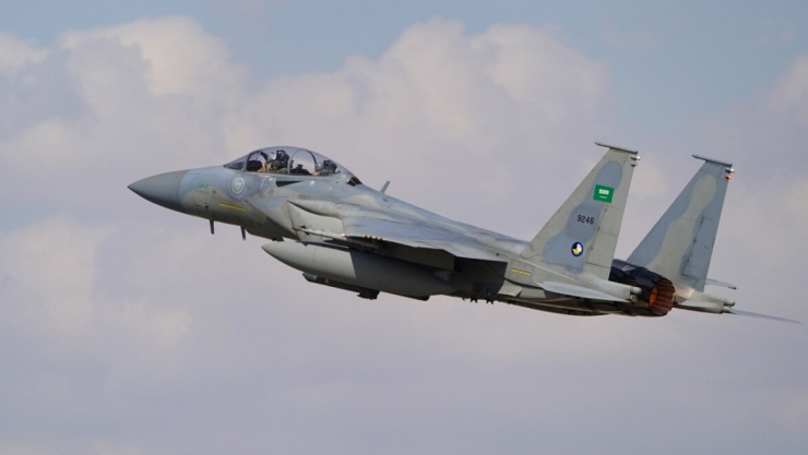 Một chiếc F-15 của Saudi Arabia. Ảnh: NI
