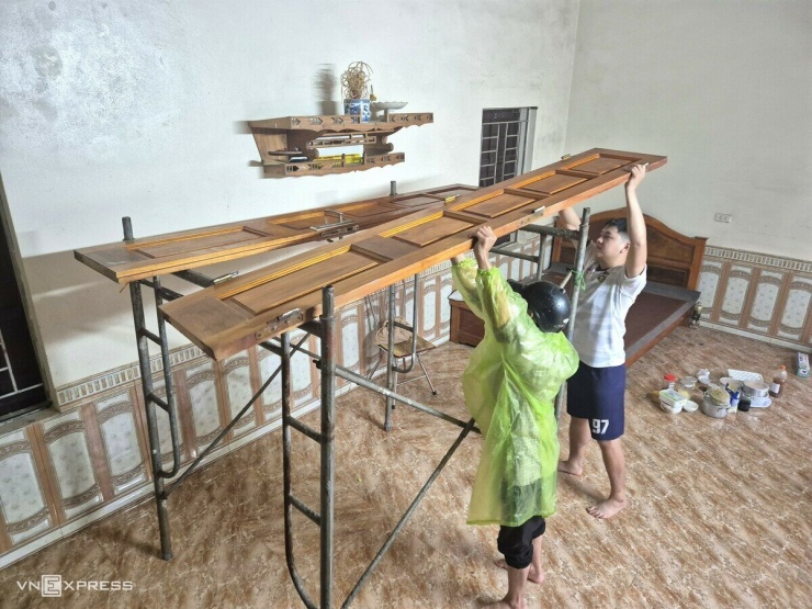 Người dân ngoại thành Hà Nội chạy lũ - 5