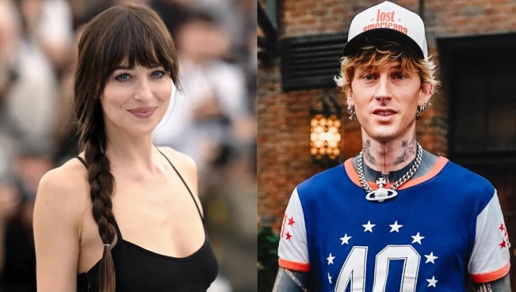 Dakota Johnson và MGK. Ảnh: People/ GC