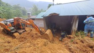 Hiện trường vụ sạt lở khiến 3 người trong một gia đình tử vong ở Phú Thọ