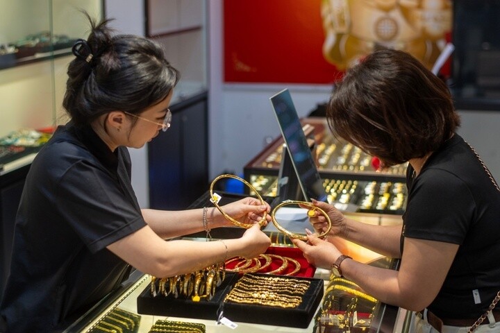 Giá vàng hôm nay tăng bật trở lại. (Ảnh: Minh Đức).