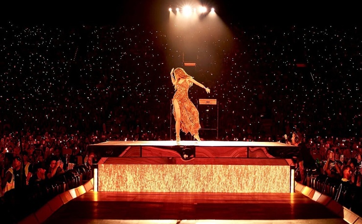 Shakira biểu diễn 12 đêm ở Madrid trên sân vận động có sức chứa hơn 50.000 khán giả. Ảnh: Instagram/ Shakira