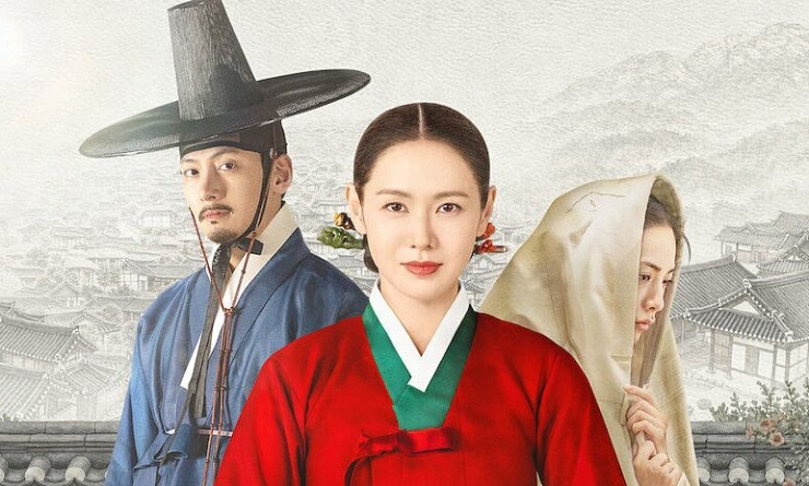 Các diễn viên chính "The Scandal", từ trái qua: Ji Chang Wook, Son Ye Jin, Nana. Ảnh: Netflix