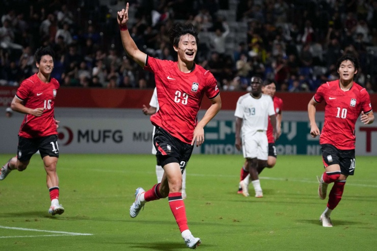 U23 Hàn Quốc được đánh giá "trên cơ" U23 Việt Nam. Ảnh: AFC.