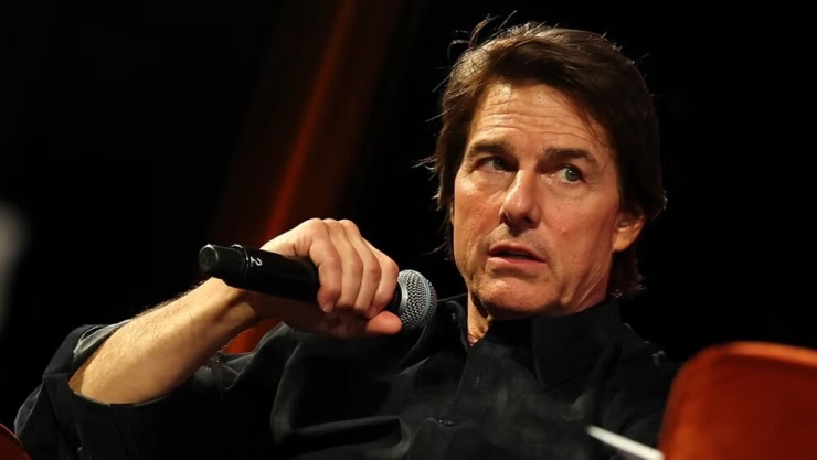 Tom Cruise trong buổi trò chuyện "Life in Pictures" của Viện Hàn lâm Nghệ thuật Điện ảnh và Truyền hình Anh (BAFTA), hôm 21/9. Ảnh: BAFTA