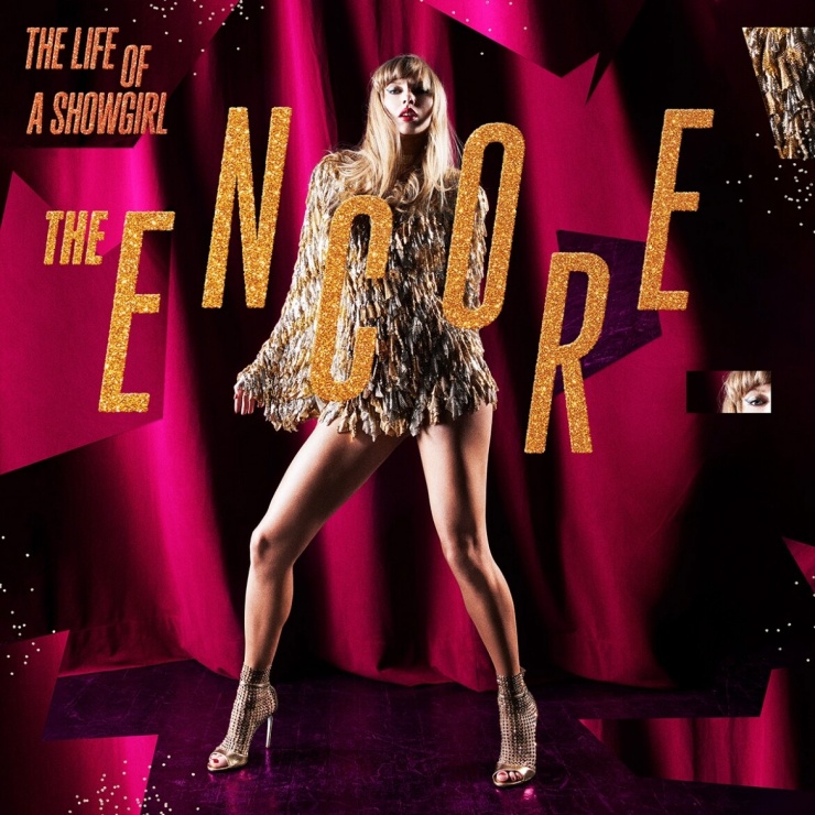 Bìa Album “The Life of a Showgirl: The Encore”. (Ảnh: Instagram cá nhân của Taylor Swift)