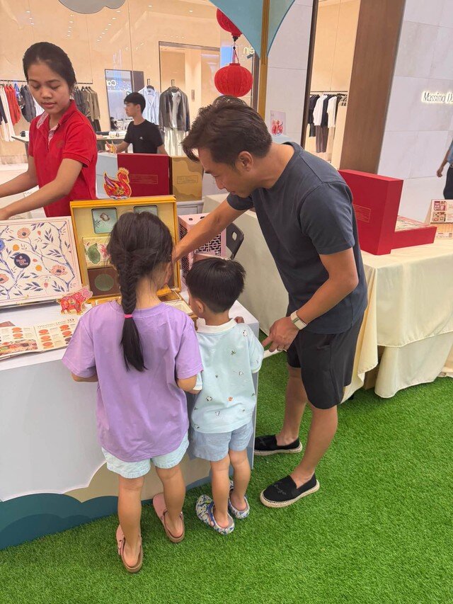 Cường Đô la dành thời gian quan tâm đến con cái.