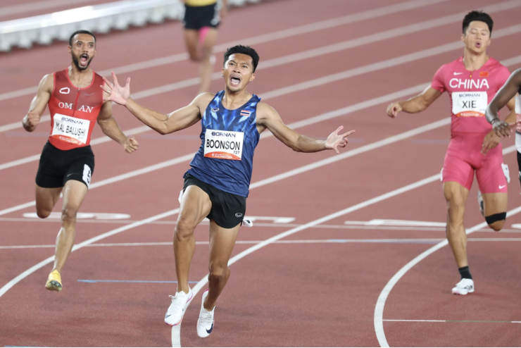 Puripol Boonson đạt thông số&nbsp;19,88 giây ở nội dung 200m tại ASIAD 2026. Ảnh:&nbsp;