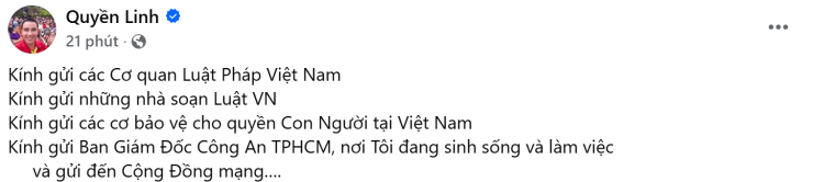 MC Quyền Linh “kêu cứu”, kiến nghị khẩn cấp cơ quan chức năng vì bị bạo lực mạng liên quan đến An Cung Hoàn - 2