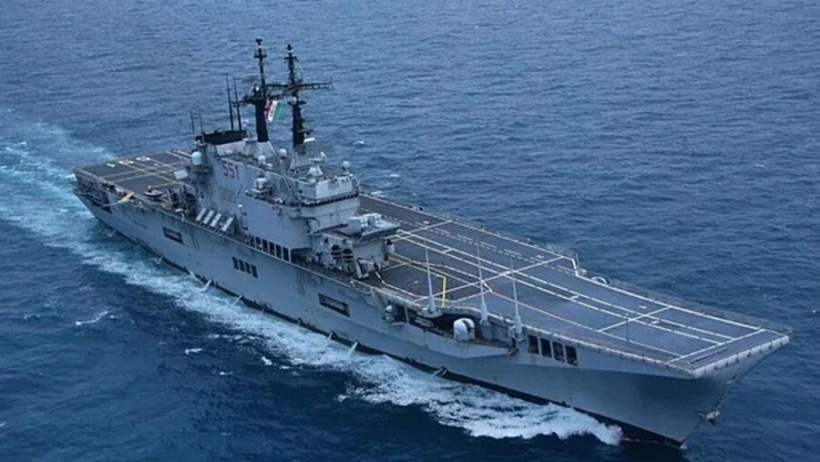 Tàu sân bay KRI Sriwijaya-100 của Indonesia. Ảnh: Hải quân Indonesia.