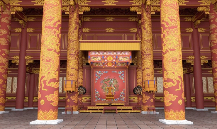Phối cảnh điện Kính Thiên ở hoàng thành Thăng Long - 9