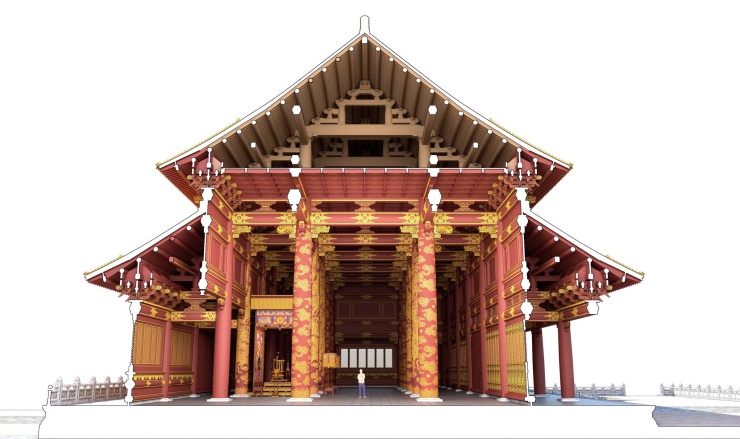 Phối cảnh điện Kính Thiên ở hoàng thành Thăng Long - 10