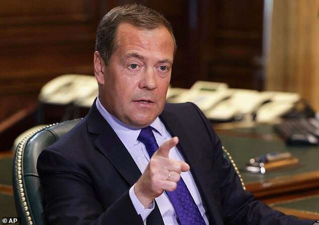 Phó Chủ tịch Hội đồng An ninh Nga Dmitry Medvedev. Ảnh AP