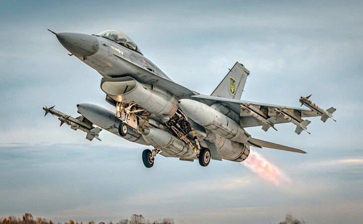 Máy bay chiến đấu F-16 của Ukraina. (Ảnh: Không quân Ukraine)