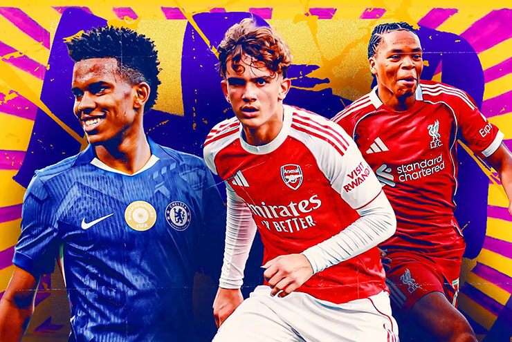Estevao - Dowman - Ngumoha, những ngôi sao tấn công tuổi teen hàng đầu ở Premier League
