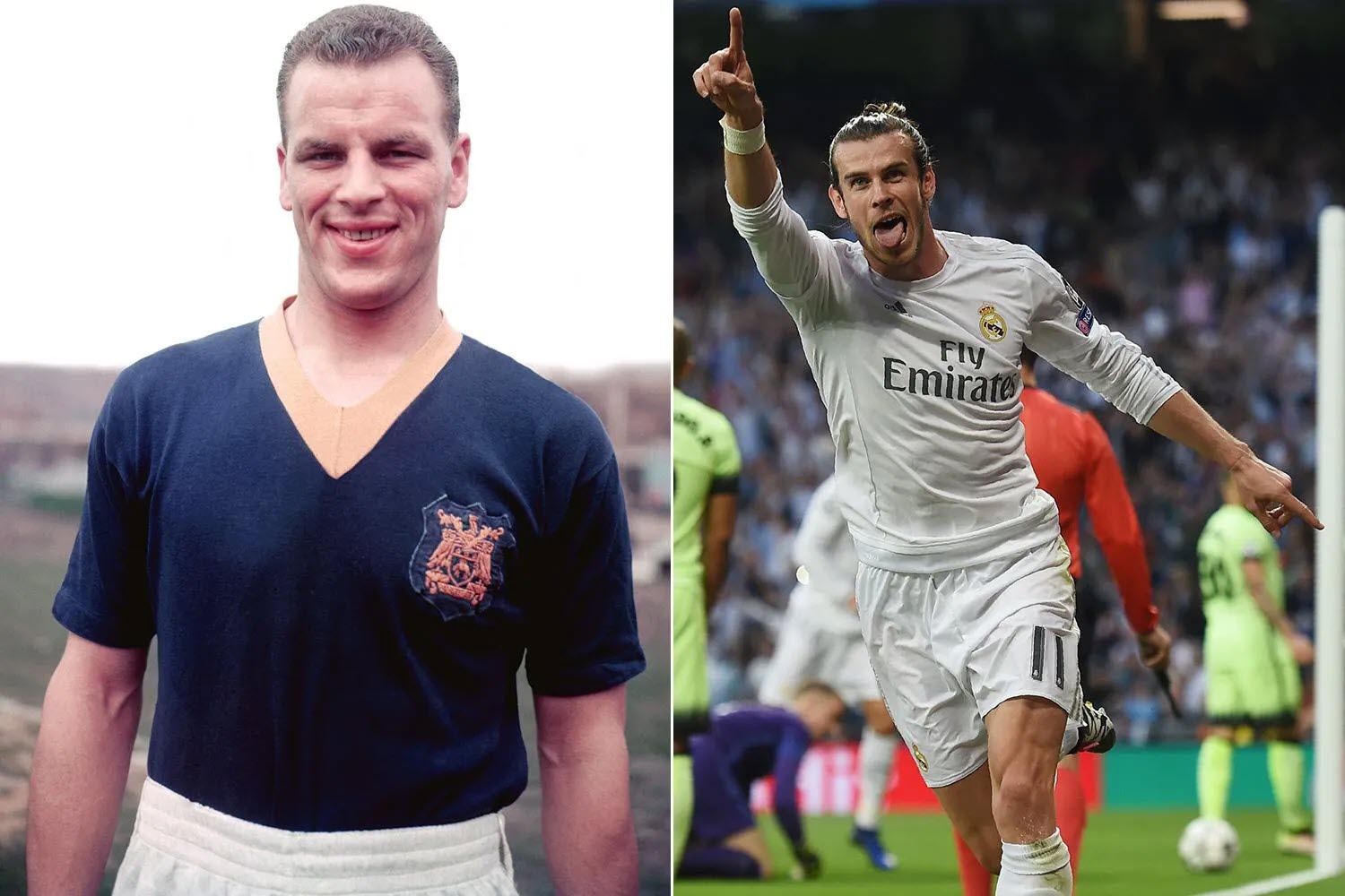 John Charles và Gareth Bale, 2 huyền thoại xứ Wales từ hậu vệ lên đá tiền đạo