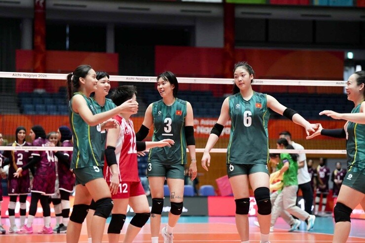 Trực tiếp bóng chuyền ĐT nữ Việt Nam - Qatar: Thanh Thúy ấn định (ASIAD) (Kết thúc) - 2