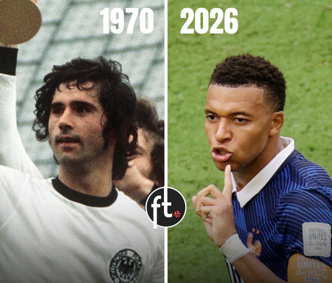 Mbappe có nhiều nét tương đồng với "Vua dội bom" Gerd Muller cách đây 56 năm