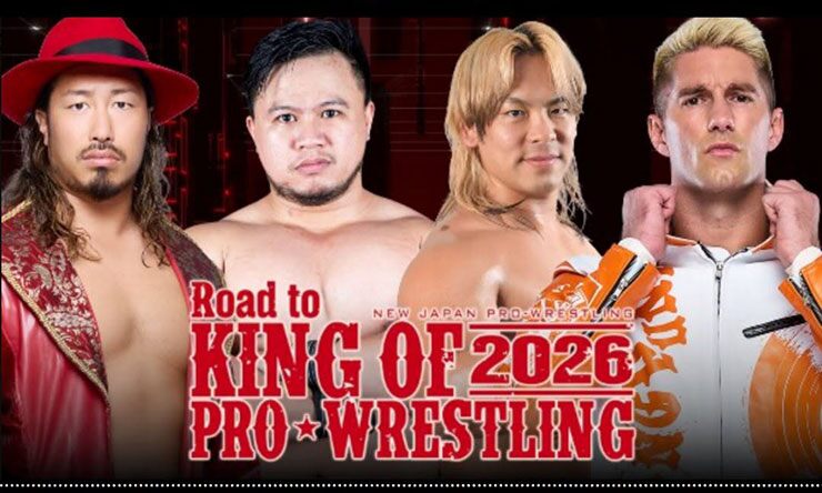 Yota Tsuji & Ares (trái) sẽ đối đầu Ryuhei Oiwa & Zack Sabre Jr. (phải) trong một trận đấu đội 2-chọi-2 vào ngày 7/10/2026